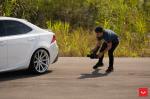 Lexus IS F on Vossen Wheels (VFS-10) 2017 года